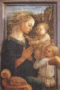 Filippo Lippi.Madonna with Child and Angels or Uffizi Madonna (mk36) Botticelli